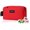 Red, variant on Cerbonny Mini Freezable Lunch Bag, 9"×5"×4" Small Insulated Cooler Box with Ice Pack and Handle Buckle for School Work Travel,Grey