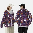 thumbnail image 6 of Sigee Halloween Sweet Candy Print UPF50+ Men's Sun Protection Hoodie Shirt SPF UV Shirt Long Sleeve Fishing Outdoor Lightweight, S-3XL, 6 of 9