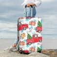 thumbnail image 6 of Picia Watercolor Red Truck And Fir Tree Luggage Protector Cover Thicken Suitcase Protector Cover Fit 18-32 Inch Luggage-X-Large, 6 of 9