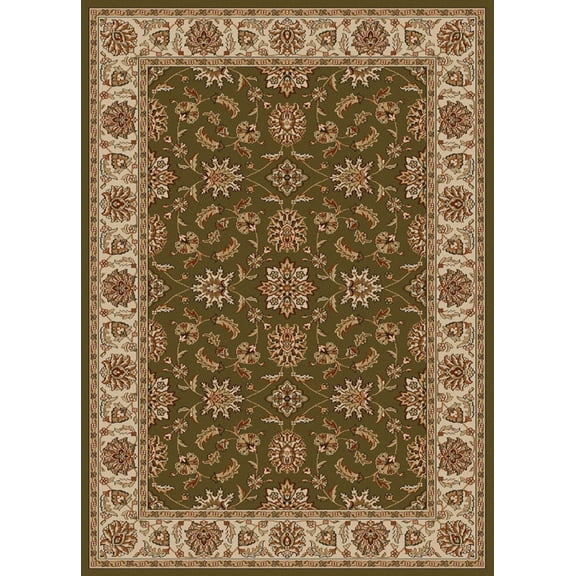 Vitaly Rafiqi Area Rug 1592 Sage Italian Bordered 3' 3" x 4' 11" Rectangle