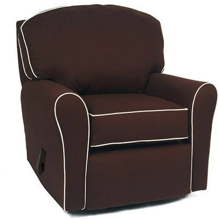 Little Castle Enchanted Camelot Swivel Glider Recliner Espresso With Little Castle Enchanted Camelot Swivel Glider Recliner Espresso With Eggshell Pipe