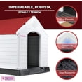 thumbnail image 4 of Casa Para Perro Raza Grande Color Rojo QPerrón, 4 of 5