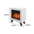 Duraflame Mid Century Tabletop Electric Fireplace Space Heater