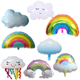 thumbnail image 4 of Nubes de arcoíris, nubes blancas, puente de arcoíris, globo de papel de aluminio, dibujos animados, nubes lindas, meteorito, bola de decoración para fiesta, 4 of 5