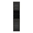 thumbnail image 5 of Furniture of America Elm Multi-Storage Wood Tower Cabinet in Espresso, 5 of 5