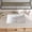 white, variant on HOROW 20" x 15" Black Ceramic Undermount Bathroom Sink, Rectangular Basin with Overflow Hole for Vanity