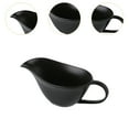 thumbnail image 6 of WeiLaiKeQi Gravy Boat Elegant Photo Props Sauce Boat Container for Beefsteak BBQ Picnic black, 6 of 8