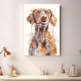 thumbnail image 4 of Wirehaired Vizsla Dog Canvas Wall Art Prints,Watercolor Dog Art Canvas Painting Poster,Pet Canvas Painting Puppy Artwork 8x12 inches, 4 of 6