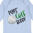 thumbnail image 4 of Inktastic Pops' Golf Buddy with Golf Ball Boys or Girls Long Sleeve Baby Bodysuit, 4 of 5