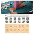 thumbnail image 3 of 12 Pcs Leather Stamping Tools Sets, Different Shape Pressing Punch Sets, Quality Animal and Plant, 3 of 9