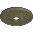 thumbnail image 3 of Ekena Millwork 20 7/8"OD x 3 5/8"ID x 1 5/8"P Palmetto Ceiling Medallion (Fits Canopies up to 5"), Hand-Painted Painted Turtle, 3 of 7