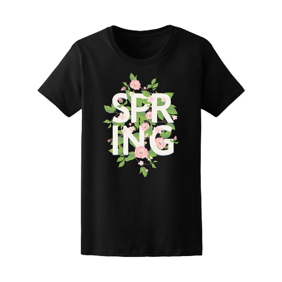 Young Leaves & Blossom Spring Tee Women's -Image by Shutterstock