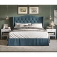 thumbnail image 5 of Home Design Riley Tufted Upholstered Platform Bed Denim Blue - King, 5 of 5