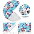 thumbnail image 2 of FMSHPON America Flag Gnome Xmas Christmas Tree Skirt Stand Mat for Holiday Party Decoration Indoor Outdoor 36 inches, 2 of 6