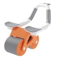 thumbnail image 1 of Rueda abdominal doble redonda, antideslizante, silenciosa, para gimnasio en casa, color naranja, 1 of 12