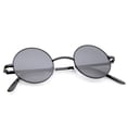 thumbnail image 4 of sunglassla - small retro lennon inspired style neutral-colored lens round metal sunglasses 41mm - 41mm, 4 of 4