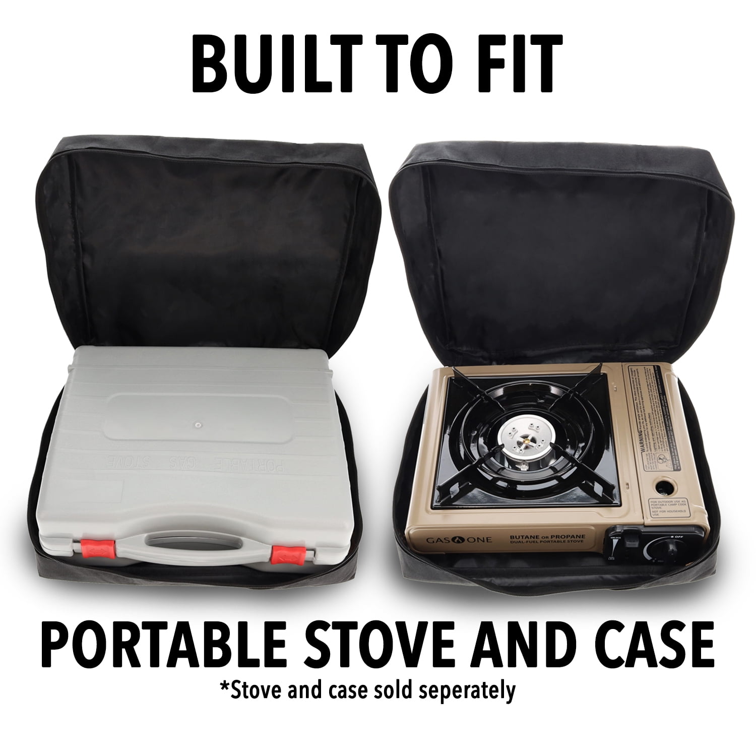 GasOne Single Burner Butane and Dual Fuel Camping Stove Bag