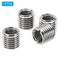 thumbnail image 3 of Unique Bargains Adaptateurs Filetage Manchon Réducteur Écrou 4pcs M16x2 Mâle à M12x1.75 Femelle Réparation Insert Écrou 15mm, 3 of 7