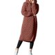 thumbnail image 3 of Abrigo de otoño e invierno para mujer, de color liso, de moda, cárdigan largo de aguja para mujer, suéter tejido con capucha, ropa para mujer, 3 of 6