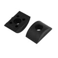 thumbnail image 2 of 10mm Hole Dia Furniture Connector Half Moon Nuts Spacer Washer Black 5PCS, 2 of 4