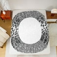 thumbnail image 5 of Homewish Cheetah Print 4pcs Bed Sheets for Female Men Adults,Bling Grey Glitter King Sheets,Abstract Gradient Super Cozy Sheet Set,Lightweight Room Decor, 5 of 7
