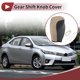 thumbnail image 2 of Cubierta de pomo de cambio de marchas Unique Bargains, protector de manija de cambio para Toyota Corolla 2014-2018, cuero sintético beige, 2 of 6