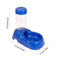 thumbnail image 3 of OutmaxHome Automatic Pet Water Dispenser, Gravity Refill Dog Cat Water Bowl, Leakproof Plastic Drinking Fountain for Small Medium Pets, 3 of 6