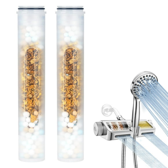 MakeFit Shower Head Filter Replacement Cartridge for MakeFit Filtered Shower Head with Handheld Combo-SSJ731/SW9730 (2-PACK)
