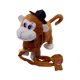 thumbnail image 1 of Mono electrónico interactivo para mascotas que camina, mueve y para pequeños Marrón Zulema Juguetes de peluche parlantes, 1 of 8