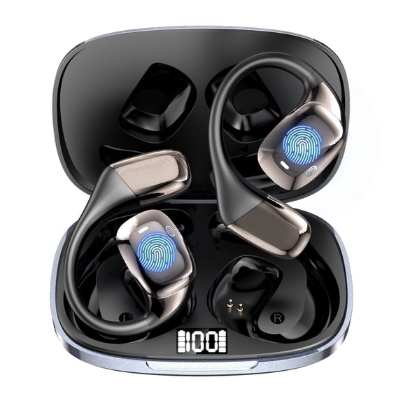 AI Translation Earbuds Real Time, 144 Languages Translator Earbuds, 3-in-1 Wireless Bluetooth Open-Ear Headphones with App for iOS & Android, Travel, Business & Language Learning