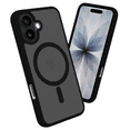 thumbnail image 2 of Funda Transparente con Color NEGRO Compatible con MagSafe para iPhone 17, Protección Antigolpes Ultrafina, TPU + Silicona Resistente, 2 of 6