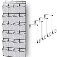 thumbnail image 4 of 12/24 Pocket Shoes Organizer Rack Hanging Bag Wall Mounted Shoe Holder Hanging Over the Door Behind Closet Organizer Storage Bag, 4 of 10