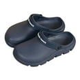 thumbnail image 2 of MIASHUI Womens Lightweight Clogs Outdoor Beach Shoes Casual Platform Slippers,Blue,9.5, 2 of 7