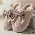 thumbnail image 3 of Zapatillas de algodón para mujer nuevas de lana de otoño e invierno más zapatillas de algodón de terciopelo para el hogar zapatillas de algodón cálidas para parejas de suela gruesa para hombres, 3 of 5