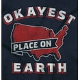 thumbnail image 2 of America Okayest Place on Earth Hoodie Sweatshirt Women Men Brisco Brands S, 2 of 6