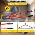 thumbnail image 5 of VEVOR Hand Swager Crimper 30 Inch,Swaging Tool for 5/32" 1/4" 5/16" Wire Rope,Hand Cimping Tool for Copper Aluminum Oval Sleeves and Stop Sleeves,Wire Rope Crimping Tool Swage Tool Long Handle Lab, 5 of 9