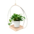 thumbnail image 2 of Wweixi Home Essential Boho Macrame Plant Hanger Easy To Install Gift Choice Hanging Silver plating, 2 of 6