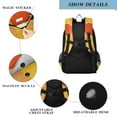 thumbnail image 4 of FORMRS School Backpack 17" Student Travel Bag with Laptop Compartment, Stripes and Circle, 4 of 7