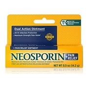 Neosporin + Pain Relief Ointment 0.50 oz (Pack of 3)