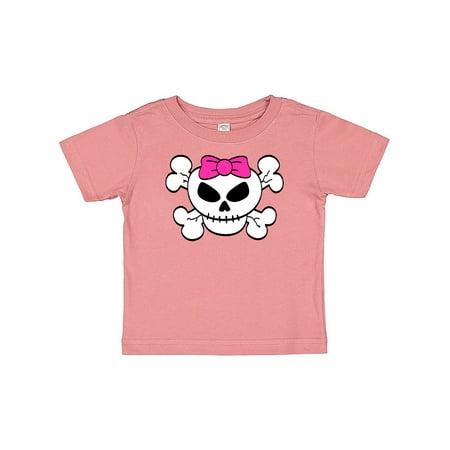 

Inktastic Skull with Bow Gift Baby Girl T-Shirt