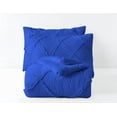 thumbnail image 5 of DNG Creations 3 Piece Diamond Ruffle Comforter 100% Egyptian Cotton, 800TC - Solid Royal Blue Colour - Super Soft 550 GSM All Season ( Oversized King - Size ), 5 of 6