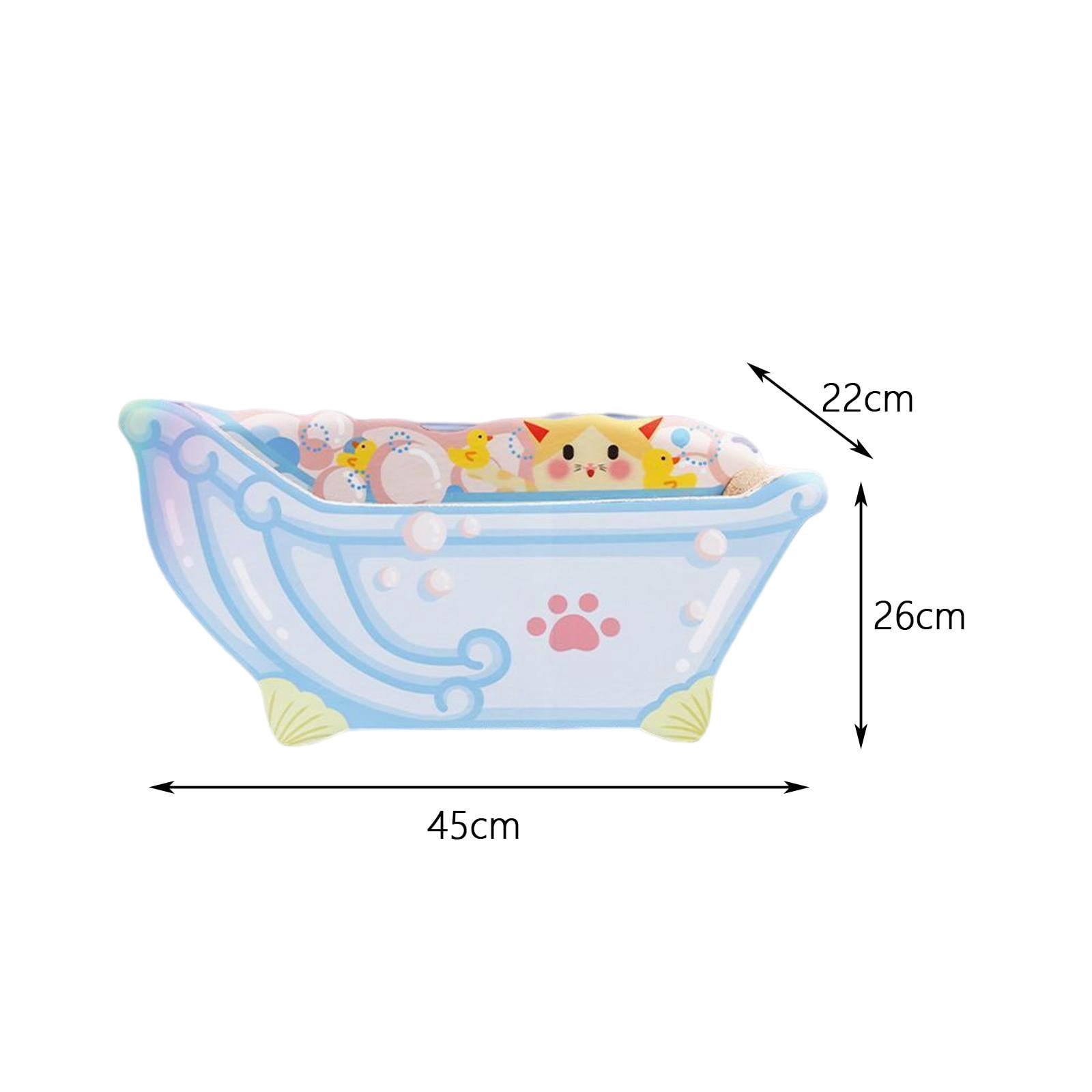 Cat Scratcher Sofa Lounger Couch Cat Scratch Pad for Kitten Indoor Cats Rest Blue