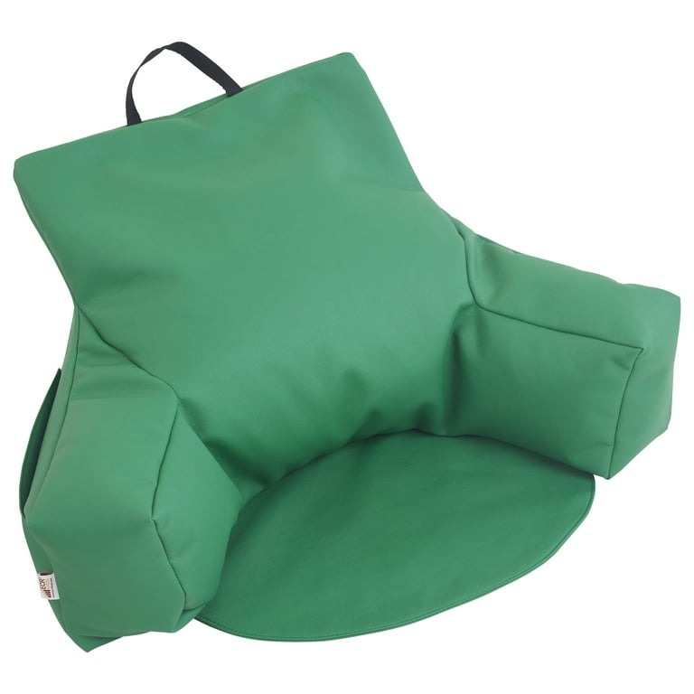 ECR4Kids SoftZone® Relax-N-Read Bean Bag Back Pillow Chair with Storage  Pockets, Multiple Colors 