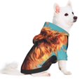 thumbnail image 2 of Goofa Colorful Cloud Shepherd Dog Pattern Small Dog Sweater Hoodies Pet Grey Hooded Soft Fleece Sweatshirts with Pocket Fall Winter Puppy Cat Sweaters Warm Clothes-XX-Large, 2 of 8