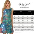 thumbnail image 6 of Women's Summer Dresses 2024 Beach Casual Sleeveless Floral Print Tank Loose Sundress with Pocket, 6 of 6