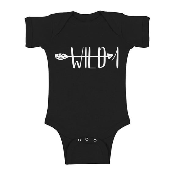 Awkward Styles Baby Newborn Baby Boy Clothes Baby Girl Clothes Baby Bodysuit Sleeve Boys Gifts 1st Year Wild Party Baby One Piece Arrow Baby Birthday Wild Outfit for Baby Boy and Baby Girl Gift