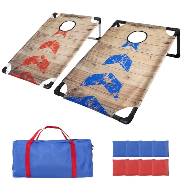 Set de juego Cornhole portátil MonSports 91 x 61 cm resistente al agua