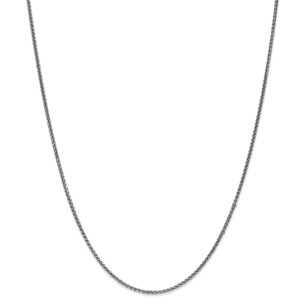 Mireval Gold and Sterling Silver Franco Chain Necklace Collection 16-30
