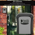 thumbnail image 3 of Key Lock Box, Outdoor Lock Box Wall Mounted  For Garage Red,Grey,Black, 3 of 8