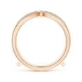 thumbnail image 2 of ANGARA Natural Diamond V-Shaped Contour Ring Wrap in 14K Rose Gold for Women (Size-1.6mm| Color-K| Clarity-I3) | April Birthstone, Birthday, Anniversary, Jewelry Gift for Women | Natural Diamond Ring, 2 of 11